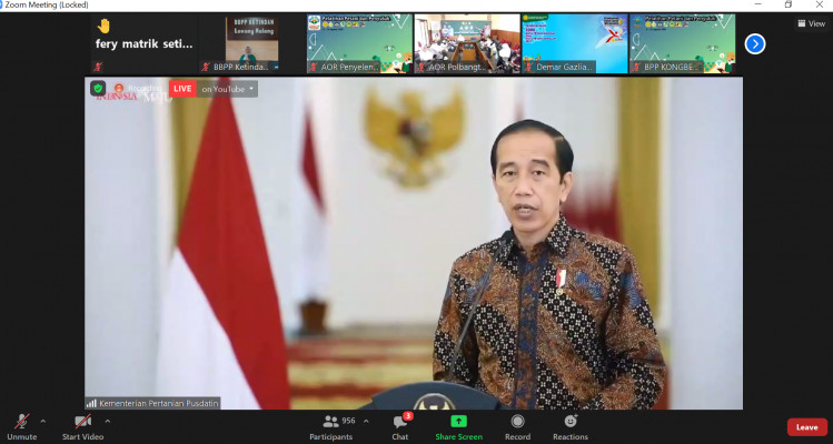 Presiden Jokowi Dukung Inisatif Kementan Terkait Pelatihan Petani Milenial